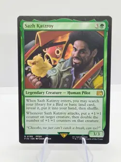 Sazh Katzroy 0199 Rare Non-Foil FFXIII FIN MTG FINAL FANTASY EN NM/M - Image 1