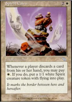 Spirit Cairn -Foil Medium Play MTG Judgment - Image 1