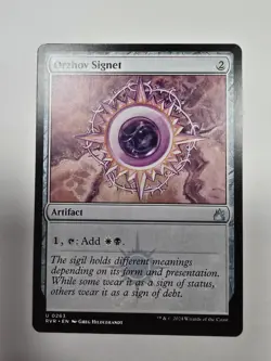 Orzhov Signet Ravnica Remastered Regular Magic The Gathering Mtg - Image 1