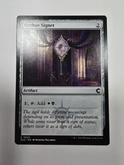 Orzhov Signet Ravnica: Clue Edition Regular Mtg Magic The Gathering - Image 1