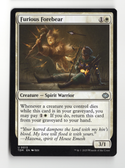 MTG-Furious Forebear-Tarkir: Dragonstorm-13-Near Mint-NonFoil - Image 1