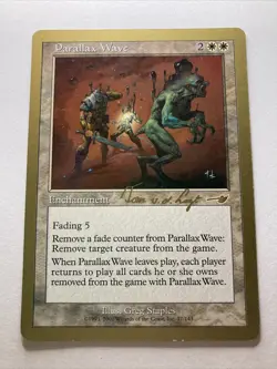 Parallax Wave 2000 Championship Gold Border MTG - Image 1