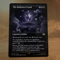 The Darkness Crystal (Borderless) Final Fantasy Regular MTG NM - Image 1