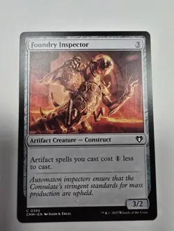 Foundry Inspector Commander Masters Regular Magic The Gathering Mtg - Image 1