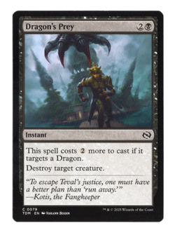 MTG-Dragon's Prey-Tarkir: Dragonstorm-79-Near Mint-NonFoil - Image 1