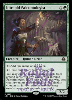 Intrepid Paleontologist 2x FOIL Lost Caverns of Ixalan MTG LCI Rare MINT green - Image 1