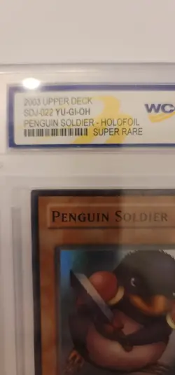 2003 Upper Deck SDJ-022 Yu-Gi-Oh GRADED GEM-MT 10 Penguin Soldier-Holofoil - Image 3