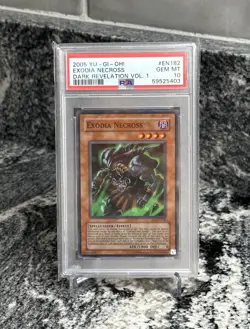 Yugioh PSA 10 Exodia Necross DR1-EN182 Super Rare - Image 1