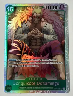 One Piece Card Game Donquixote Doflamingo OP04-031 SR Super Rare NM - Image 1