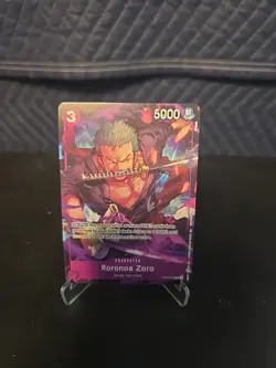One Piece: Welcome Pack Vol. 2 OP09-076 Roronoa Zoro (Alt Art / Promo) - MINT - Image 1