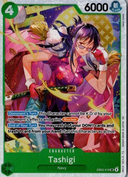 ONE PIECE English Tashigi SR EB03-018 Extra Booster Heroines Edition - Image 1