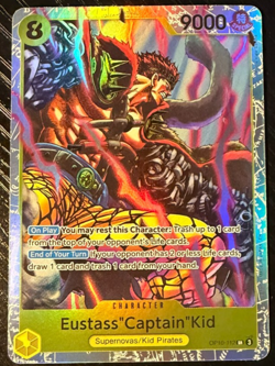 One Piece TCG OP10-112 (Eustass Kid) Royal Blood NM Foil - Image 1