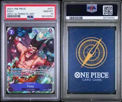 2024 One Piece Foxy Alt Art OP07-071 500 Years in the Future PSA 10 - Image 3