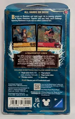 Disney Lorcana Azurite Sea Starter Deck Amber & Ruby (Jim Hawkins & Tigger) NEW - Image 2