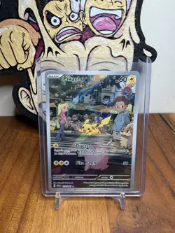 Pikachu 173/165 SV: MEW EN-151 Illustration Rare Pokemon Card NM Fresh Pull - Image 1
