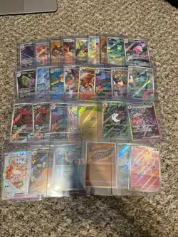 Pokemon TCG 30 Card Lot of Full Arts, Trainers, Etc (Eng, JPN, Korean) NM - Image 1