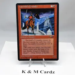 MTG - Alliances - Varchild's Crusader (Castle) - Common - LP - Playset x4 - Image 1
