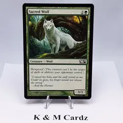 MTG - M12 - Sacred Wolf - #194 - Lightly Played - Image 1