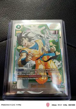 Dragon Ball Super Card – Son Goku SB02-038 (Alternate Art) Fusion World Manga 02 - Image 1