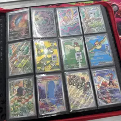 Lot Of 295 Pokemon Cards IRs, FULL ART & More With Binder SEE DESCRIPTION - Image 1