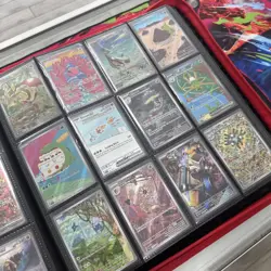 Lot Of 295 Pokemon Cards IRs, FULL ART & More With Binder SEE DESCRIPTION - Image 3