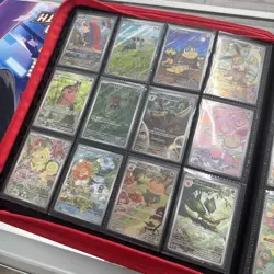 Lot Of 295 Pokemon Cards IRs, FULL ART & More With Binder SEE DESCRIPTION - Image 4