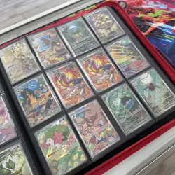 Lot Of 295 Pokemon Cards IRs, FULL ART & More With Binder SEE DESCRIPTION - Image 5