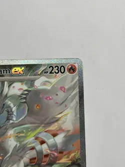Pokemon TCG White Flare: Reshiram EX Card 166/086 Special illustration Rare NM - Image 3