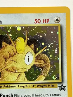 Meowth GB Promo 10 Holo Pokemon Card WOTC Black Star 2000 - Image 3