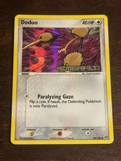 Pokemon Card - Doduo EX Emerald 45/106 Reverse Holo Stamped - Image 1