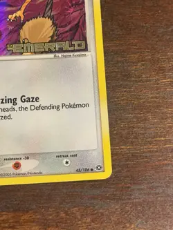 Pokemon Card - Doduo EX Emerald 45/106 Reverse Holo Stamped - Image 4