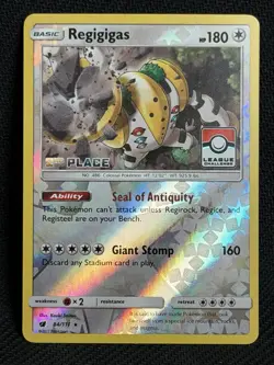 Regigigas League championship 84/111 Holo Set - 1st, 2nd and 3rd Place Cards - Image 4