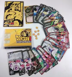 DragonBall Collectible Card Game 2008 Lot: Rule Book Ver 1.1, Play Mat, 30 Cards - Image 1