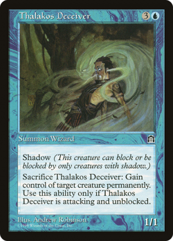 Thalakos Deceiver (MP) Stronghold STH Magic MTG - Image 1