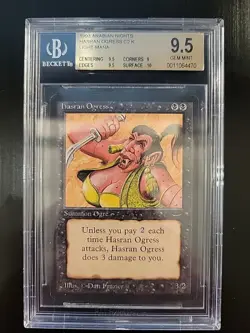 Hasran Ogress Light Arabian Nights BGS 9.5B+ MTG - Image 1