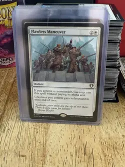 Flawless Maneuver Commander Masters Instant Rare MTG - Image 1