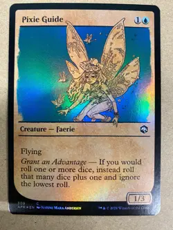 MTG 1x FOIL SHOWCASE Pixie Guide Adventures in the Forgotten Realms Magic x1 NM - Image 1