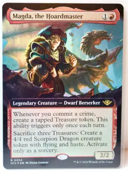 Magda, the Hoardmaster [New, Near Mint] *Foil Extended* {Thunder Junction} - Image 1