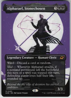 MTG TCG Alpharael, Stonechosen (Borderless) M Edge of Eternities 292 - Image 1