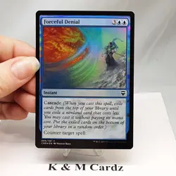 Forceful Denial - Foil - #069 - Commander Legends - MTG - Image 1
