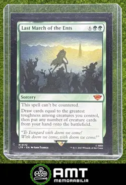 Last March of the Ents 2023 MTG Lord Rings Tales Middle-Earth #0172 Mythic Rare - Image 1
