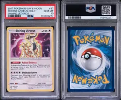 Pokemon Shining Arceus Legends Card 57/73 SM Shiny Holo Rare, PSA 10 - Image 3
