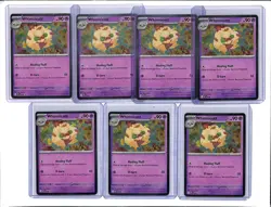 (7) Lot 2025 Pokemon Mega Evolution Whimsicott Black Star Promo BSP #019 - Image 1