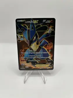 Pokemon TCG Lucario EX 107 Full Art 107/111 XY Furious Fists Holo - NM - Image 1