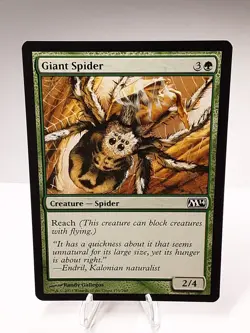MTG - M14 - Giant Spider - #217 - Lightly Played - Image 1