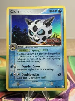 Glalie 30/108 Reverse Holo Stamped Pokemon Ex Power Keepers 2007 Card LP - Image 1