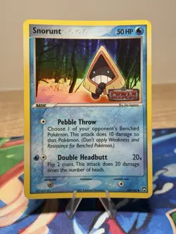 Snorunt Pokemon Card 64/108 Reverse Holo Foil Stamped EX Power Keepers 2007 - Image 1