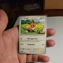 Pokemon Indonesia Taro Stamp Promo Eevee 285/SV-P US SELLER - Image 2