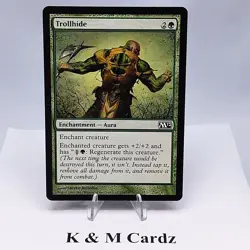 MTG - M12 - Trollhide - #199 - Lightly Played - Image 1