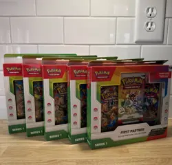 Lot Of 5 ✅ Pokemon TCG First Partner Illustration Collection Series 1 New Sealed - Image 1